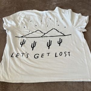 Forever 21+ Let’s get lost shirt